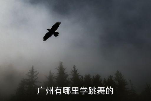 广州有哪里学跳舞的