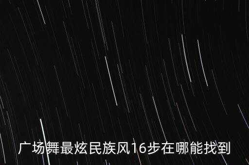 广场舞16步完整版，广场舞最炫民族风16步在哪能找到