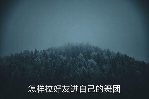 糖豆队友怎么加入舞队，怎样拉好友进自己的舞团