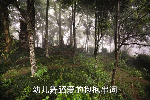 幼儿舞蹈爱的抱抱串词