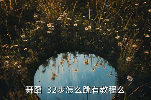 舞蹈  32步怎么跳有教程么