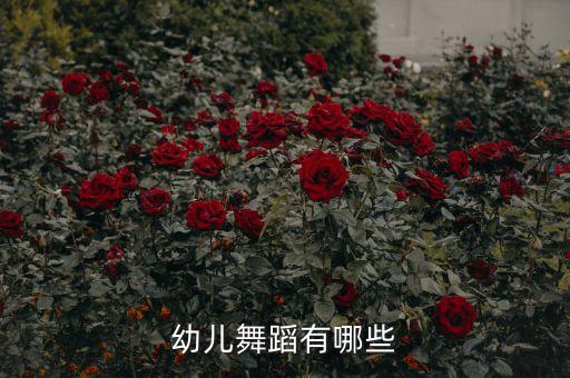 幼儿舞蹈有哪些