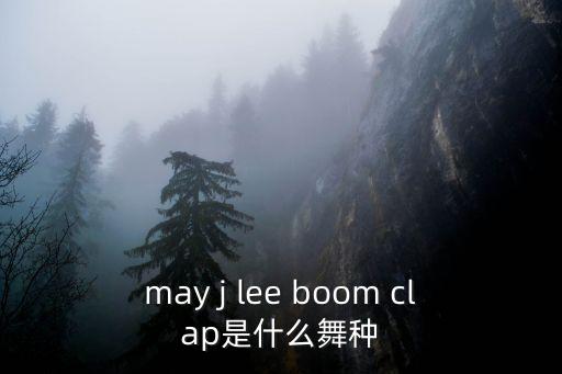 may j lee boom clap是什么舞种
