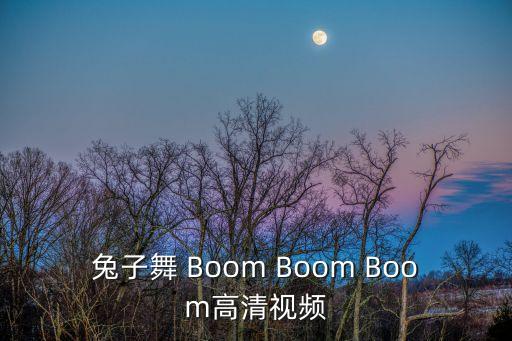 兔子舞 Boom Boom Boom高清视频