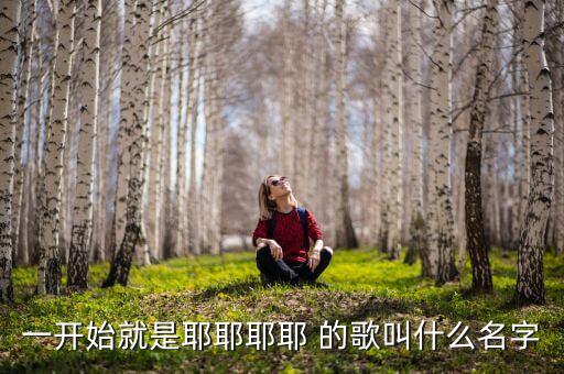 一开始就是耶耶耶耶 的歌叫什么名字
