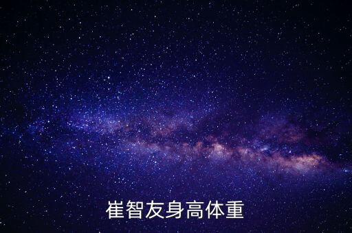 崔智友身高体重