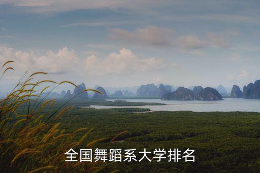 全国舞蹈系大学排名