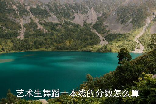 艺术生舞蹈一本线的分数怎么算