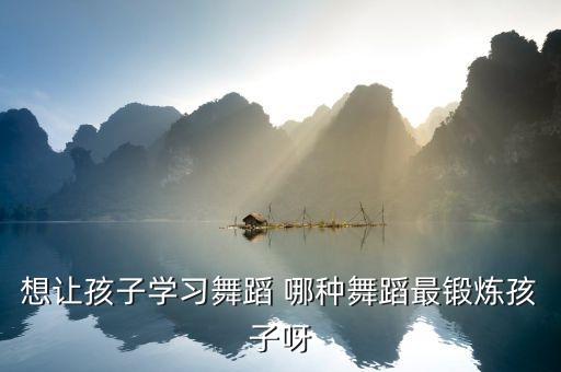 想让孩子学习舞蹈 哪种舞蹈最锻炼孩子呀