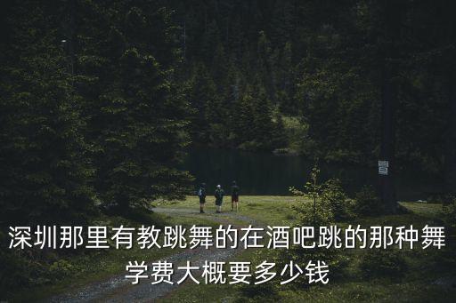 深圳那里有教跳舞的在酒吧跳的那种舞学费大概要多少钱