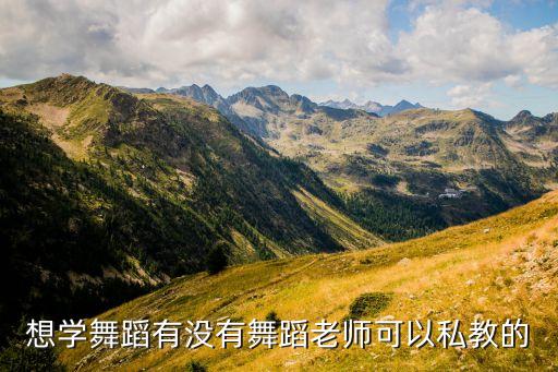 想学舞蹈有没有舞蹈老师可以私教的