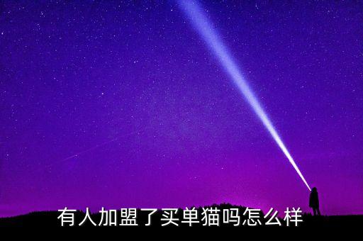 有人加盟了买单猫吗怎么样