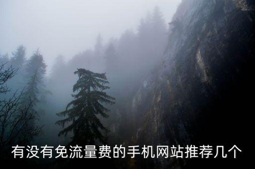 有没有免流量费的手机网站推荐几个