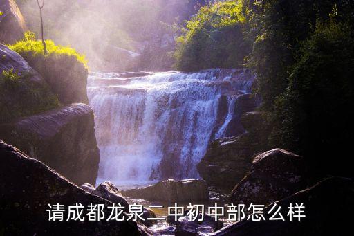 请成都龙泉二中初中部怎么样