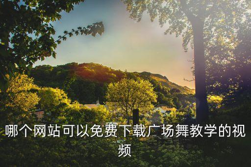 免费下载广场舞视频大全，哪个网站可以免费下载广场舞教学的视频