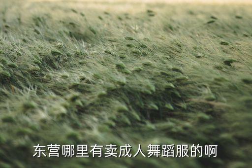 东营哪里有卖成人舞蹈服的啊