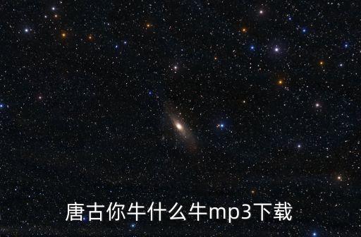 唐古你牛什么牛mp3下载