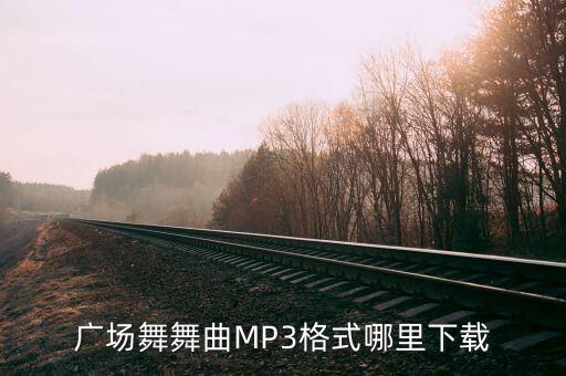 广场舞舞曲MP3格式哪里下载