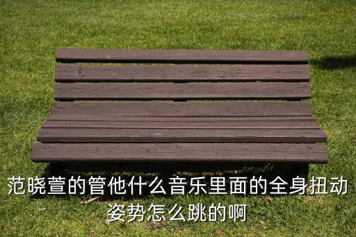范晓萱的管他什么音乐里面的全身扭动姿势怎么跳的啊
