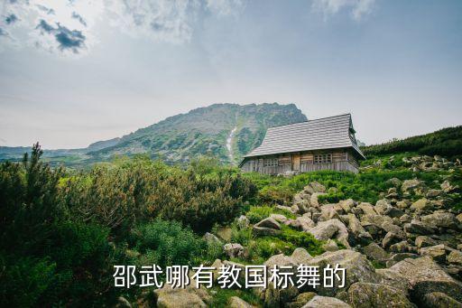 邵武哪有教国标舞的