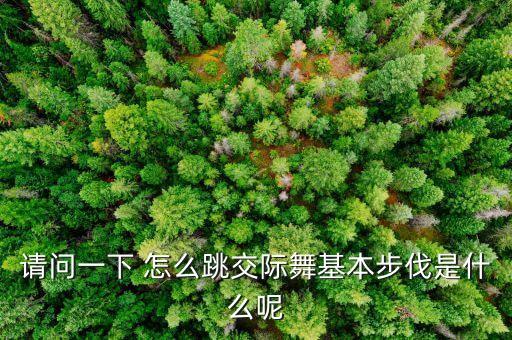请问一下 怎么跳交际舞基本步伐是什么呢