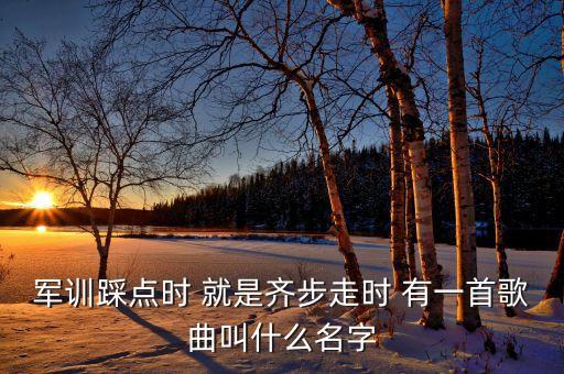 压腿专用歌曲音乐，军训踩点时 就是齐步走时 有一首歌曲叫什么名字