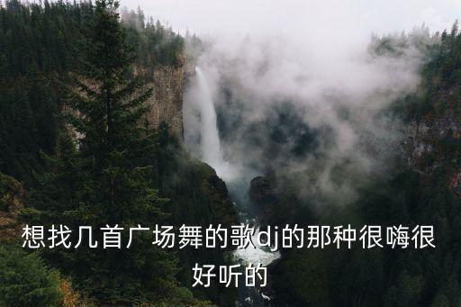 想找几首广场舞的歌dj的那种很嗨很好听的