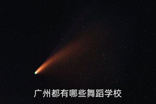 广州都有哪些舞蹈学校