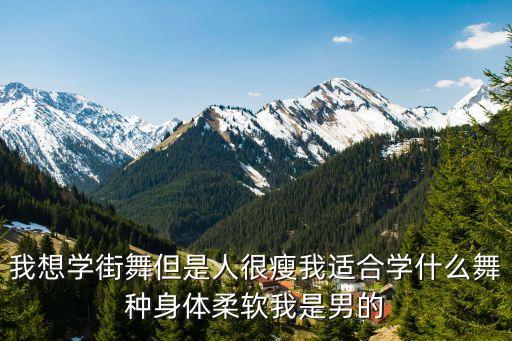 我想学街舞但是人很瘦我适合学什么舞种身体柔软我是男的