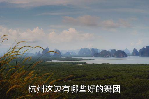 杭州这边有哪些好的舞团