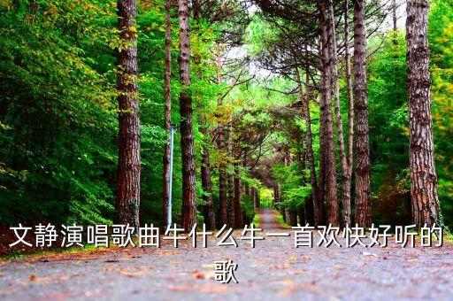 文静演唱歌曲牛什么牛一首欢快好听的歌