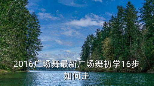 2016广场舞最新广场舞初学16步如何走