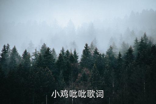 小鸡吡吡歌词