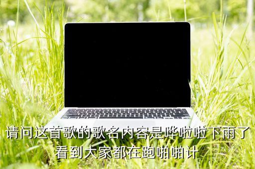 请问这首歌的歌名内容是哗啦啦下雨了看到大家都在跑啪啪计