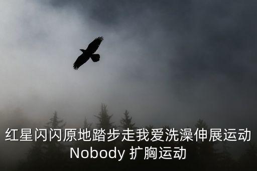 红星闪闪儿童舞蹈教学，红星闪闪原地踏步走我爱洗澡伸展运动Nobody 扩胸运动