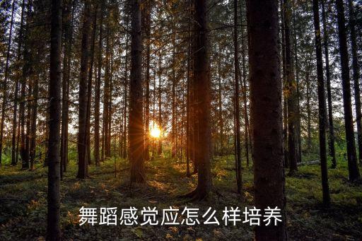 如何培养舞感，要怎么培养舞感除了多听音乐以外
