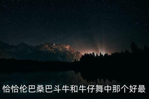 十二节的广场舞有哪些，恰恰伦巴桑巴斗牛和牛仔舞中那个好最