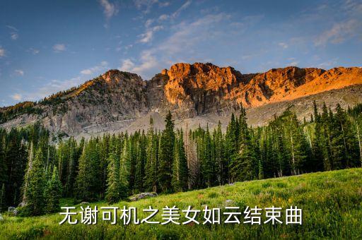无谢可机之美女如云结束曲