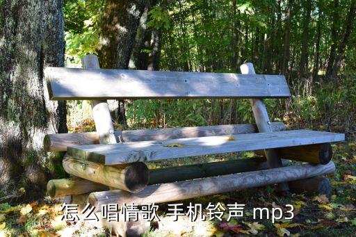 怎么唱情歌 手机铃声 mp3