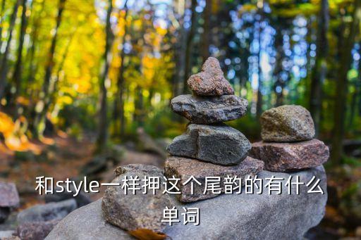 和style一样押这个尾韵的有什么单词
