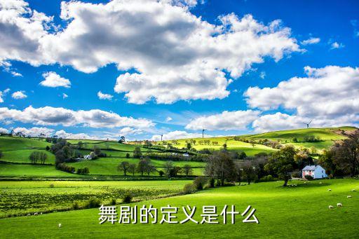 舞剧的定义是什么