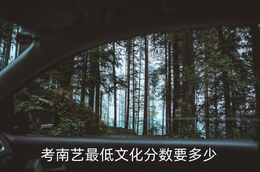 多少分上南艺舞蹈系，考南艺最低文化分数要多少