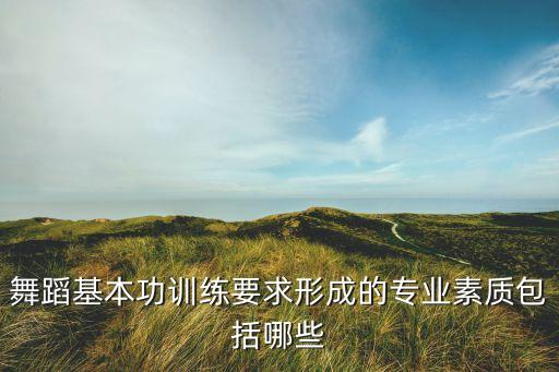 舞蹈基本功训练要求形成的专业素质包括哪些