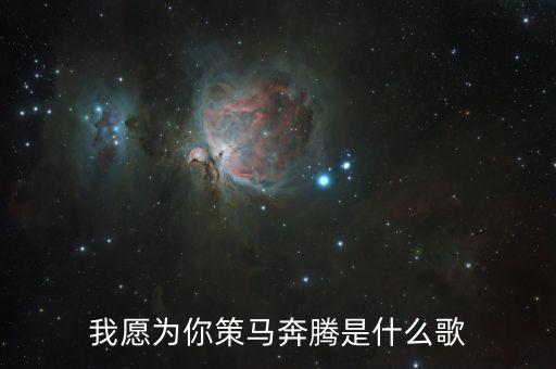 我愿与你策马奔腾什么歌，微爱里马呆在内蒙古唱的歌叫什么名字 歌词里有我愿与你 策马奔腾