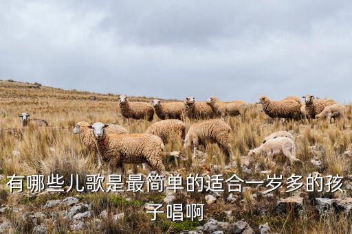 有哪些儿歌是最简单的适合一岁多的孩子唱啊
