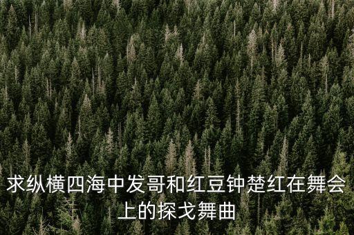 求纵横四海中发哥和红豆钟楚红在舞会上的探戈舞曲