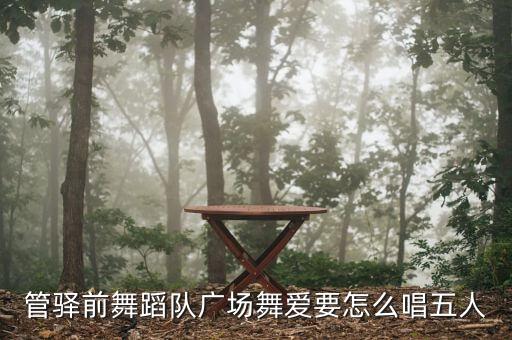 管驿前舞蹈队广场舞爱要怎么唱五人