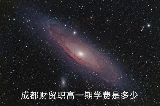 成都财贸职高一期学费是多少