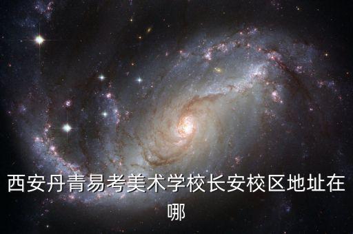 西安丹青易考美术学校长安校区地址在哪