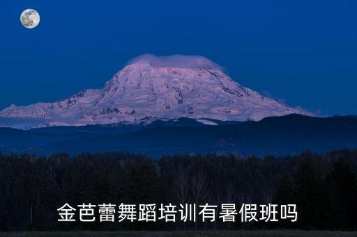 金芭蕾舞蹈培训有暑假班吗